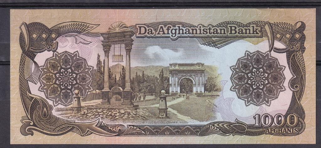 Afghanistan 1000 afghanis UNC, Ophalen of Verzenden, Centraal-Azië, Los biljet