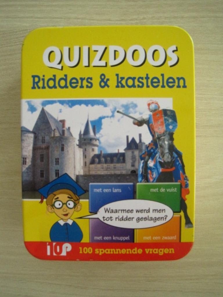 Spel : quizdoos voor ridders en kastelen, Ophalen of Verzenden, Gebruikt, Ontdekken