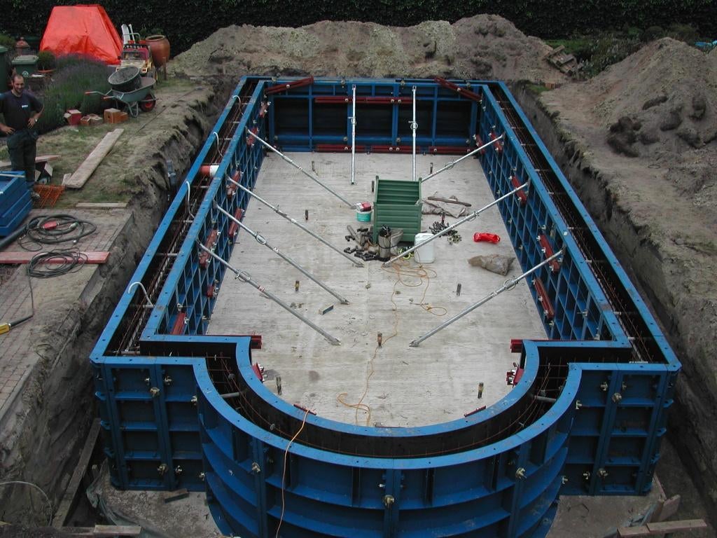 Coffrage de piscine, Bricolage & Construction, Enlèvement, Utilisé