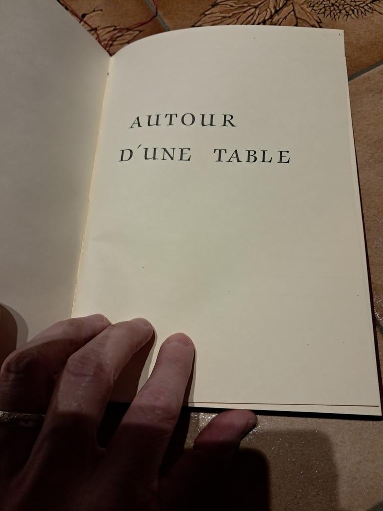 Carnet "Autour d'une table", Divers, Cahiers de notes, Enlèvement ou Envoi, Utilisé, A5