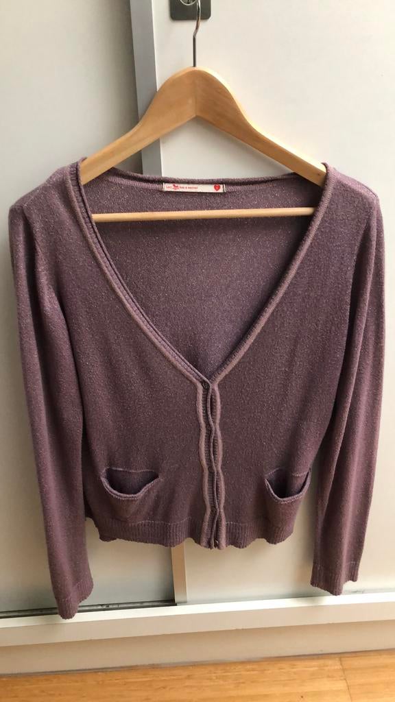 Cardigan Lucy has a secret s, Kleding | Dames, Paars, Ophalen of Verzenden, Lucy has a secret, Maat 36 (S)