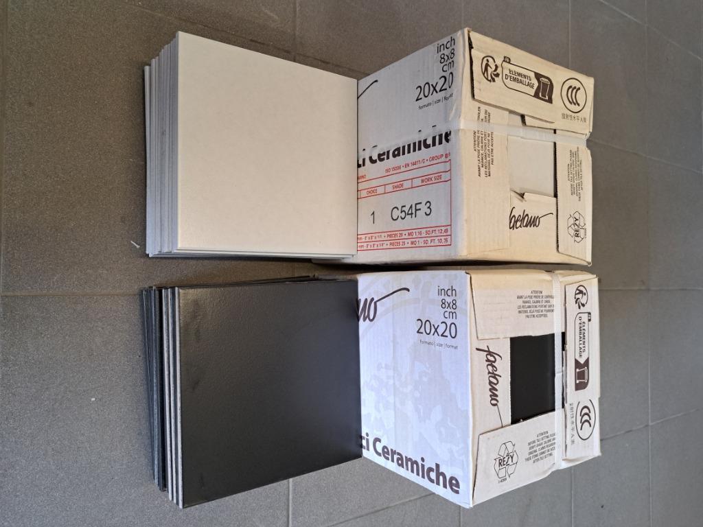 Tegels, Ophalen, Keramiek, Nieuw, Minder dan 5 m²