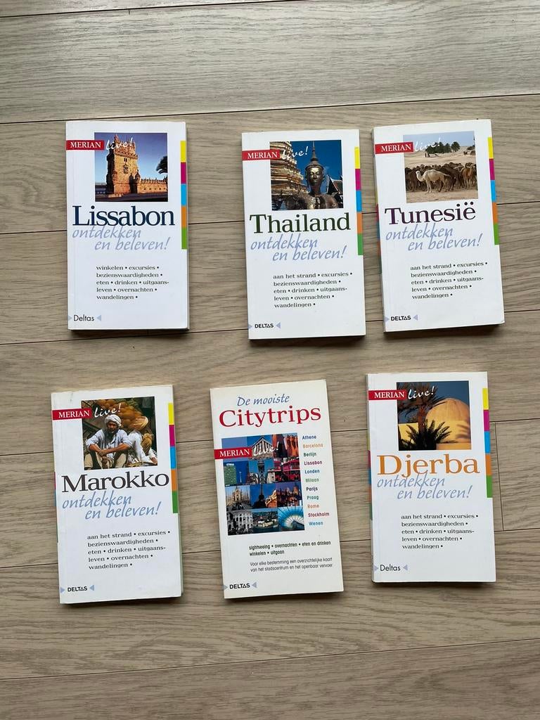 Reisgids: Lissabon, Thailand, Tunesië Marokko, Djerba, Ophalen of Verzenden, Zo goed als nieuw, Reisgids of -boek
