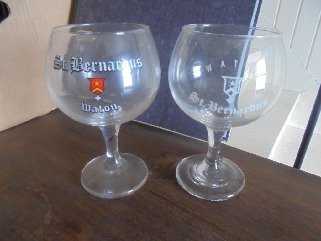 St Bernardus Watou glazen, Enlèvement, Comme neuf, Verre ou Verres, Autres marques