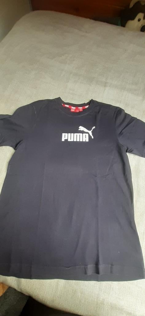 mooie donkerblauwe t shirt merk puma, Kleding | Heren, T-shirts, Ophalen, Puma, Blauw, Overige maten