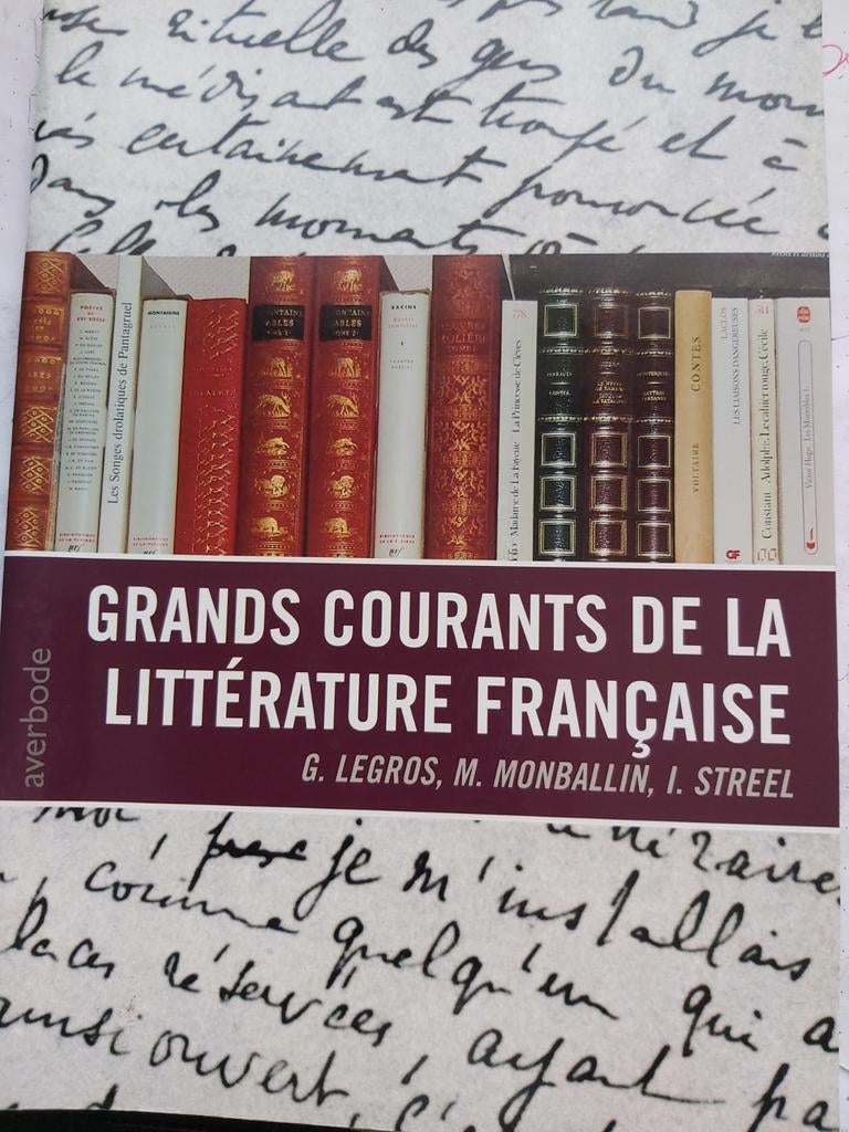 Les grands courants de la littérature française, Enlèvement ou Envoi, Neuf
