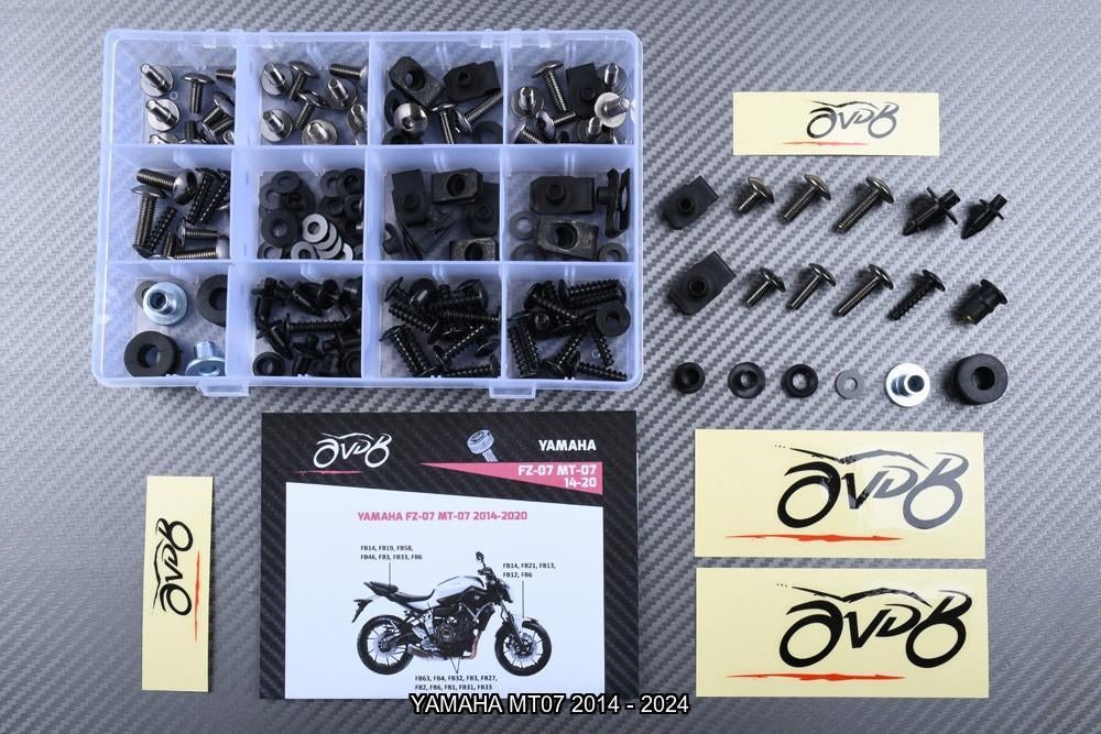 Kit visserie spécifique pour YAMAHA MT07 2014 2024 2018, Motos, Enlèvement ou Envoi, Neuf