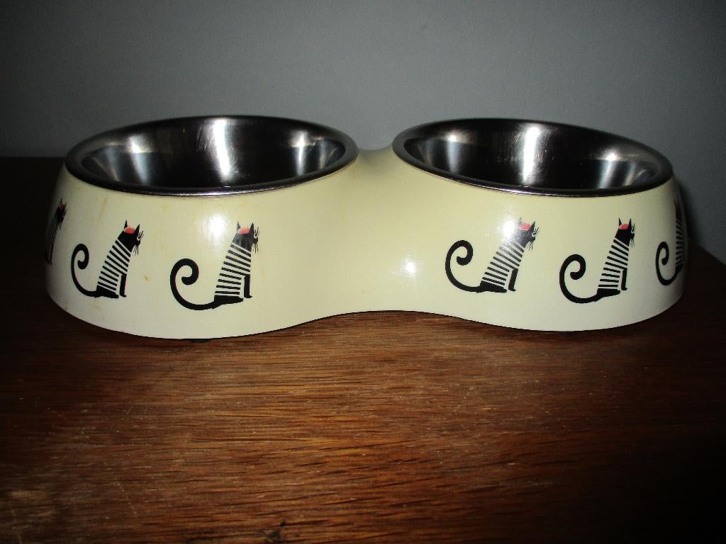 eet/drink pot voor katten, Dieren en Toebehoren, Ophalen of Verzenden, Gebruikt