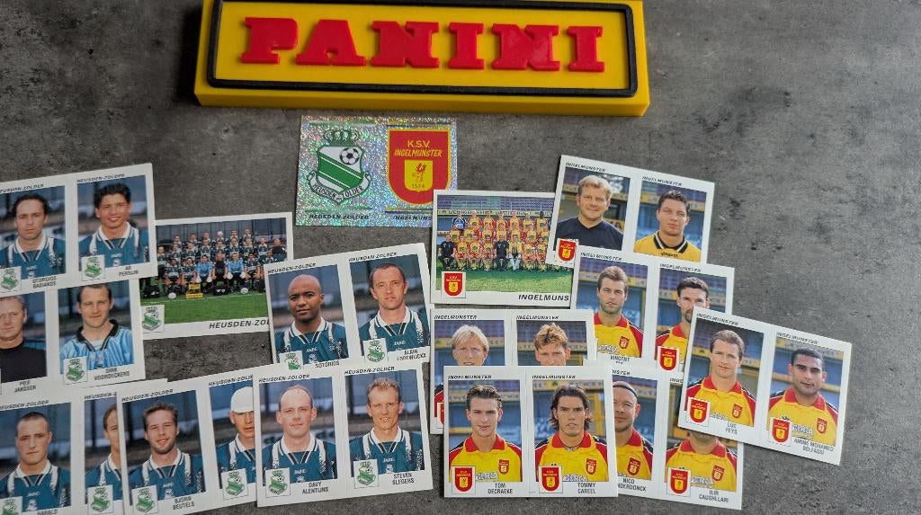 PANINI STICKERS 15X FOOTBALL 2001 Heusden Z./Ingelmunster, Verzenden, Nieuw