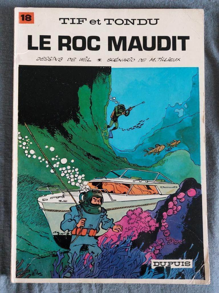 Tif et Tondu T.18 Le roc maudit -Edition originale (eo) - Et, Une BD, Enlèvement ou Envoi, Utilisé