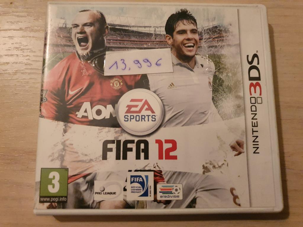 jeux 3ds fifa 12, Enlèvement ou Envoi, Comme neuf, Sport