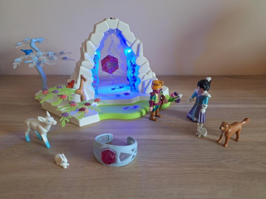 Playmobil Kristallen poort naar Winterland - 9471, volledig, Kinderen en Baby's, Ophalen of Verzenden, Zo goed als nieuw