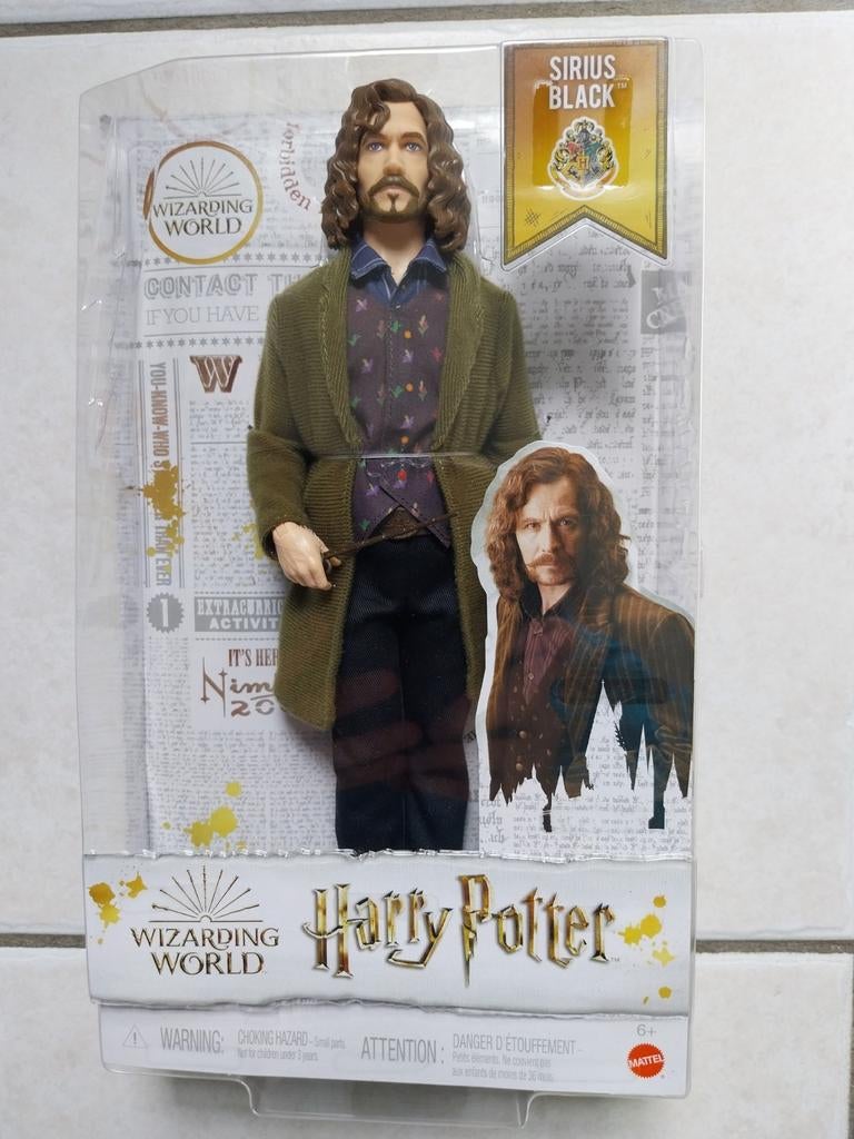 Actiefiguur Mattel Sirius Black Harry Potter 25 cm, Verzamelen, Harry Potter, Ophalen of Verzenden, Nieuw