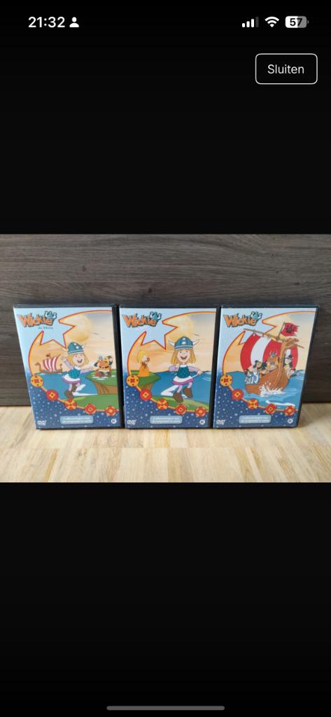 DVD’s vickie de viking, Ophalen of Verzenden, Gebruikt