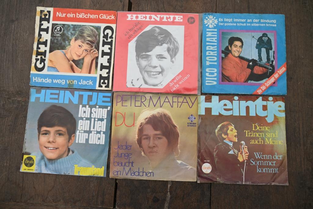 Deutsche singles jaren 60 - 70, CD & DVD, Vinyles Singles, Utilisé, Single, Pop, Enlèvement ou Envoi