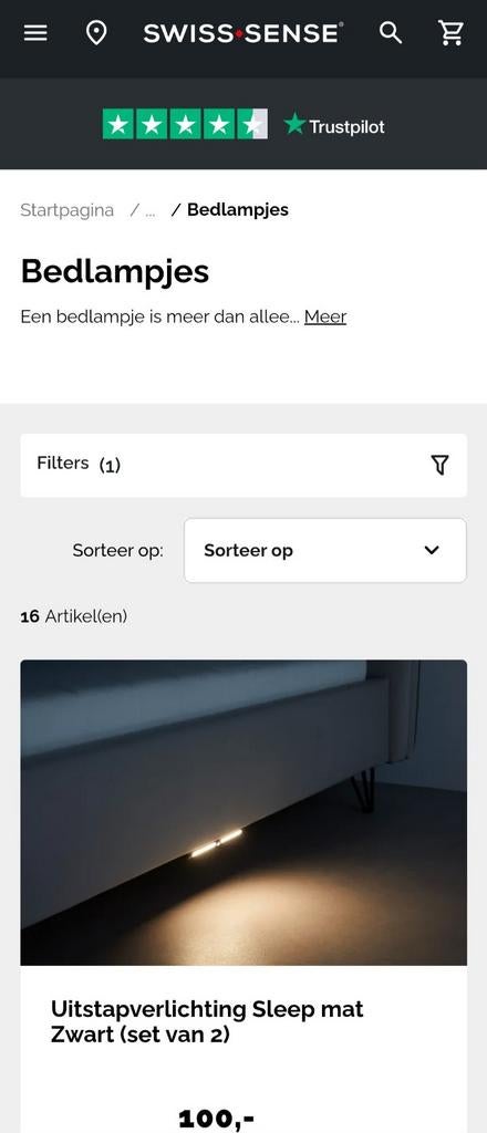 Uitstapverlichtin bed. LED bewegingsdetectie. NIEUW, Ophalen, Nieuw