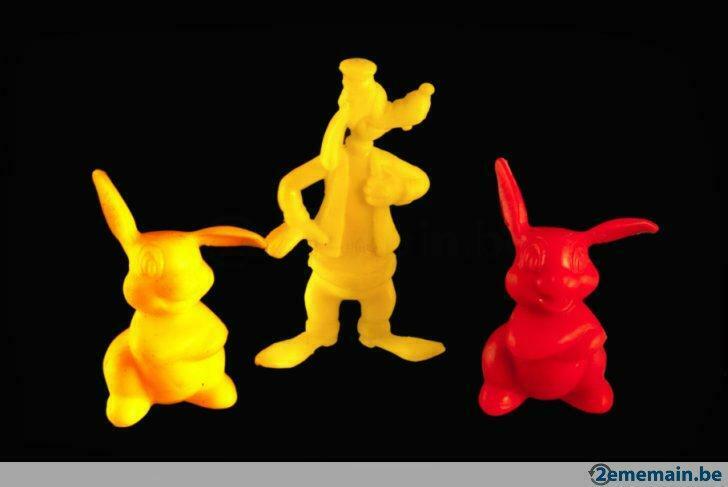 3 Walt Disney Goofy + Thumper Bunny Linde figuren, Ophalen, Gebruikt