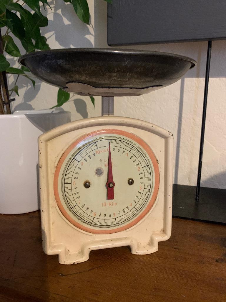 vintage weegschaal Effem, Antiek en Kunst, Ophalen