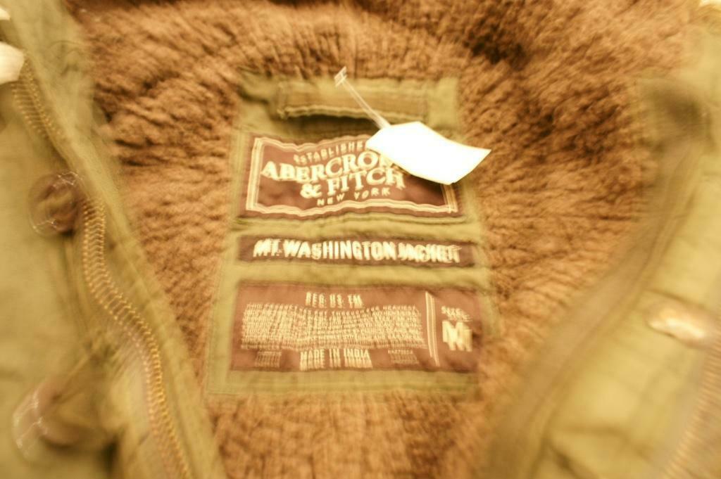 Abercrombie & Fitch Mount Washington Parka Jacket New !!, Enlèvement