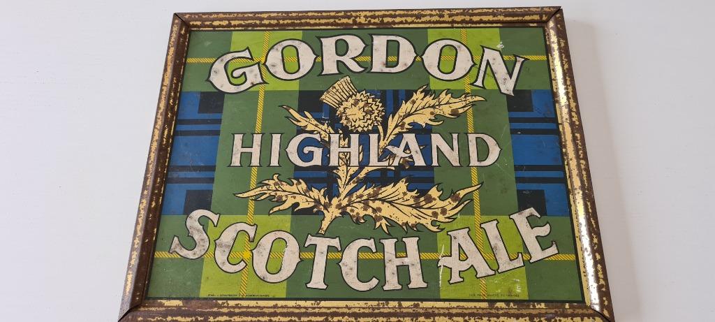 Reclame in kader van 'Gordon Highland Scotch Ale' uit 1963, Verzamelen, Ophalen of Verzenden