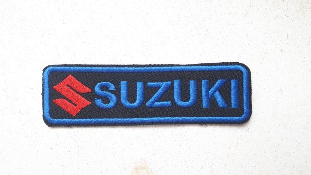 Écusson Suzuki - 118 x 35 mm, Motos, Enlèvement ou Envoi, Neuf
