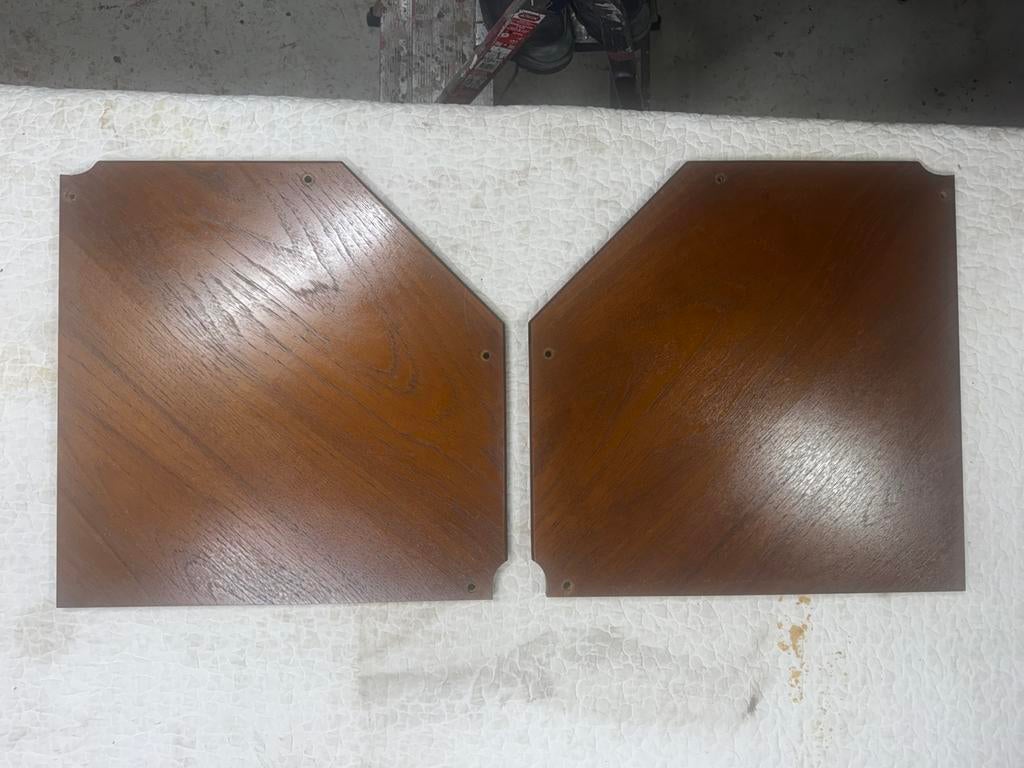 Louis van Teeffelen voor WeBe vintage hoek planken, Huis en Inrichting, Ophalen of Verzenden, Teakhout, Design vintage