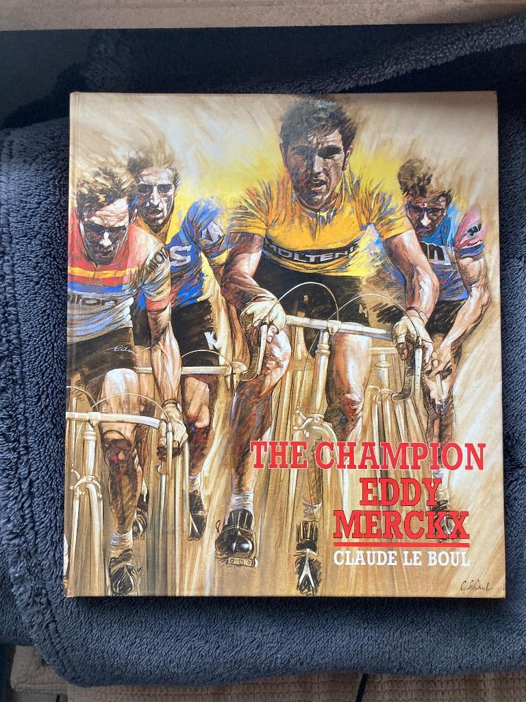 Eddy Merckx verzamel item boek, Claude Le Boul, Lopen en Fietsen, Ophalen of Verzenden, Zo goed als nieuw