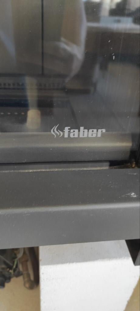 Faber gashaard, Ophalen, Zo goed als nieuw, Inbouwhaard, Gashaard