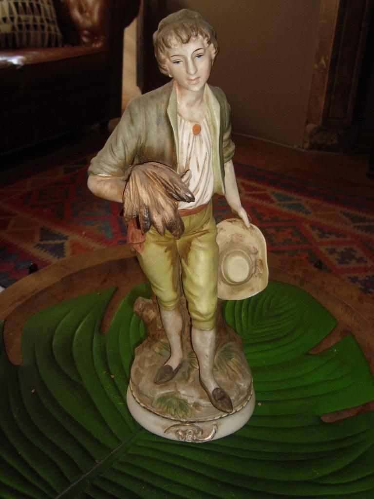 A vendre statue glaneur aux épis de blé, Enlèvement