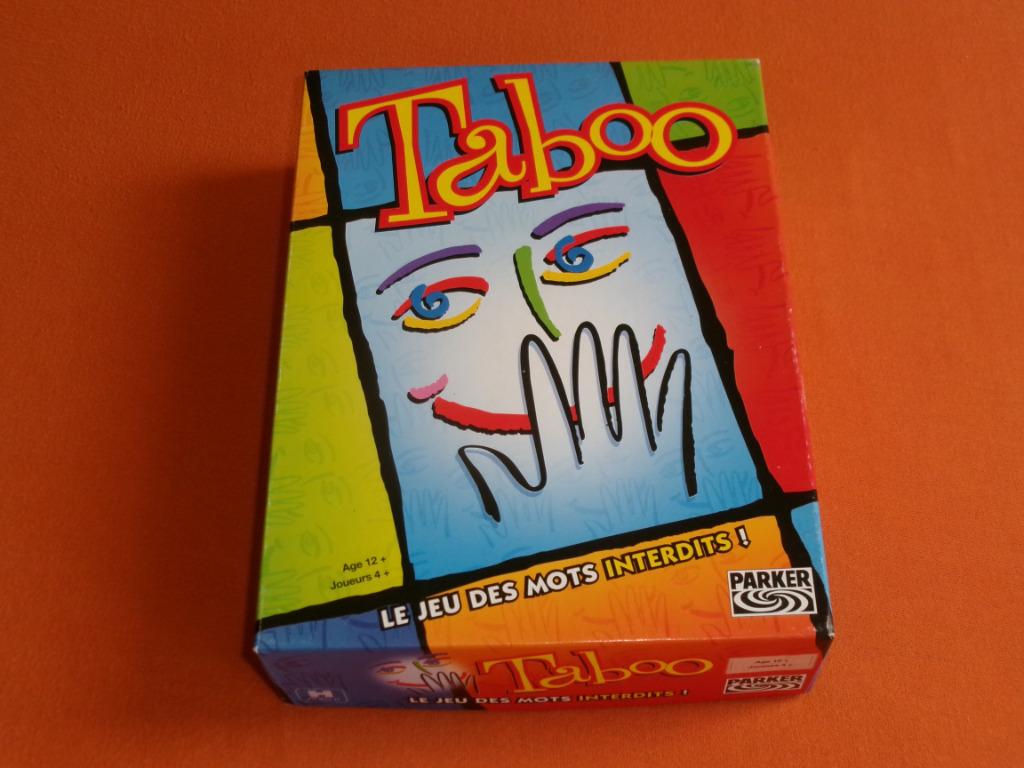 JEU PARKER : * TABOO * , LE JEU DES MOTS INTERDITS.., Hobby & Loisirs créatifs, Trois ou quatre joueurs, Enlèvement ou Envoi, Utilisé