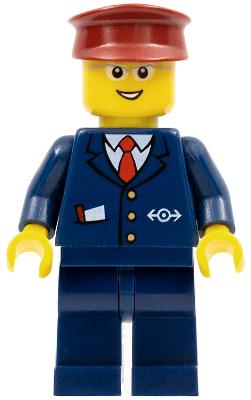 Lego figuur trn234 Steward / F1, Kinderen en Baby's, Ophalen of Verzenden, Nieuw, Losse stenen, Lego