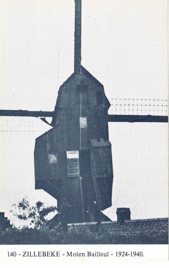 Zillebeke - Molen Bailleul, Ophalen of Verzenden, 1960 tot 1980, Ongelopen, West-Vlaanderen