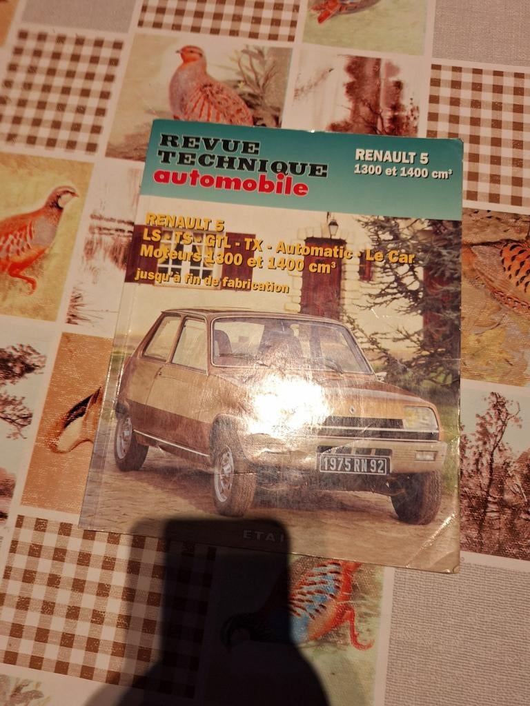 Technische handleiding RTA RENAULT 5, Auto diversen, Handleidingen en Instructieboekjes, Ophalen of Verzenden