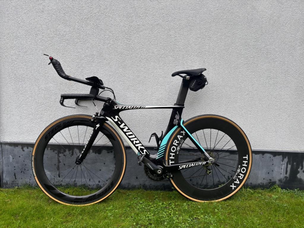 Specialized S-Works tijdritfiets, Gebruikt, Carbon, Heren, 15 tot 20 versnellingen