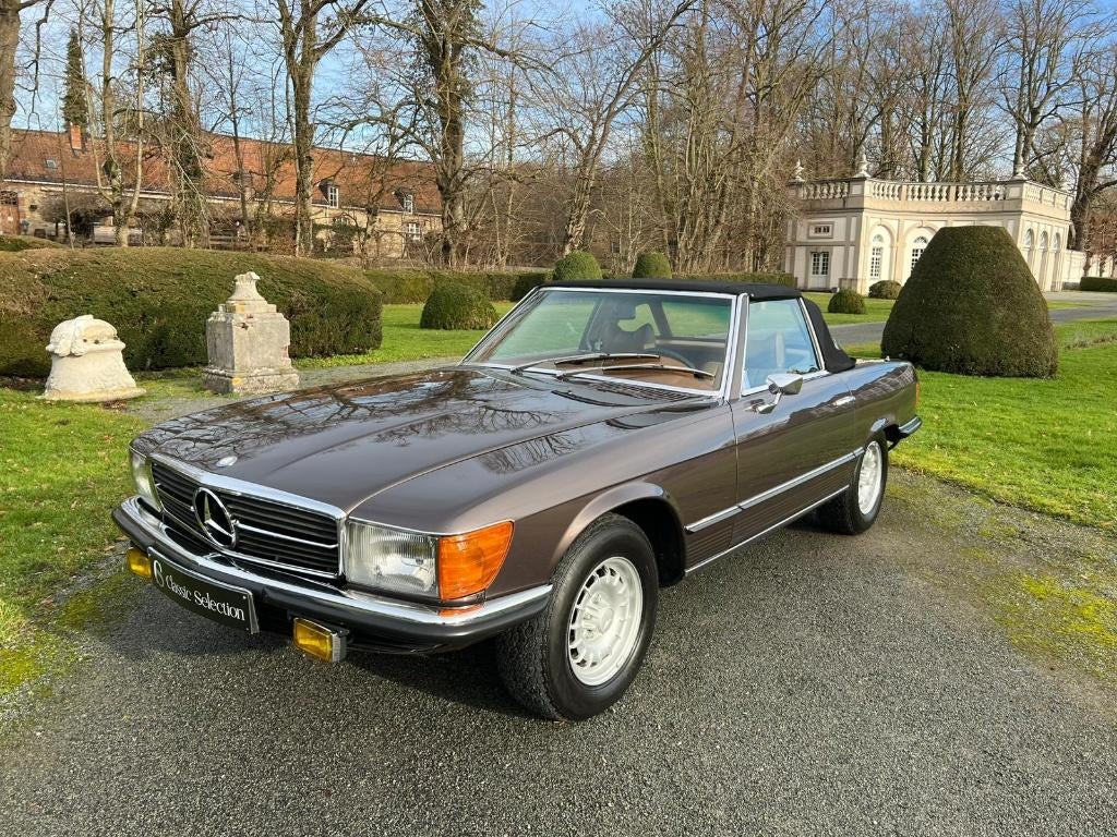 Mercedes-Benz 350 SL 1972 | Version Europe | Boîte auto, Cuir, Achat, Beige, Entreprise