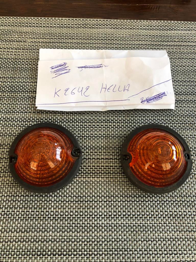 cabochon clignotant en verre hella Mercedes Porsche, Nieuw, Mercedes-Benz