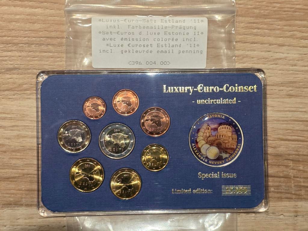 Euro luxe set Estland 2011, Timbres & Monnaies, Monnaies | Europe | Monnaies euro, Enlèvement ou Envoi, Estonie, Autres valeurs