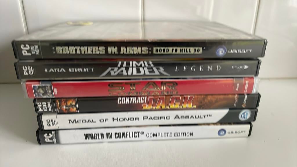6 PC games, Ophalen of Verzenden, Zo goed als nieuw