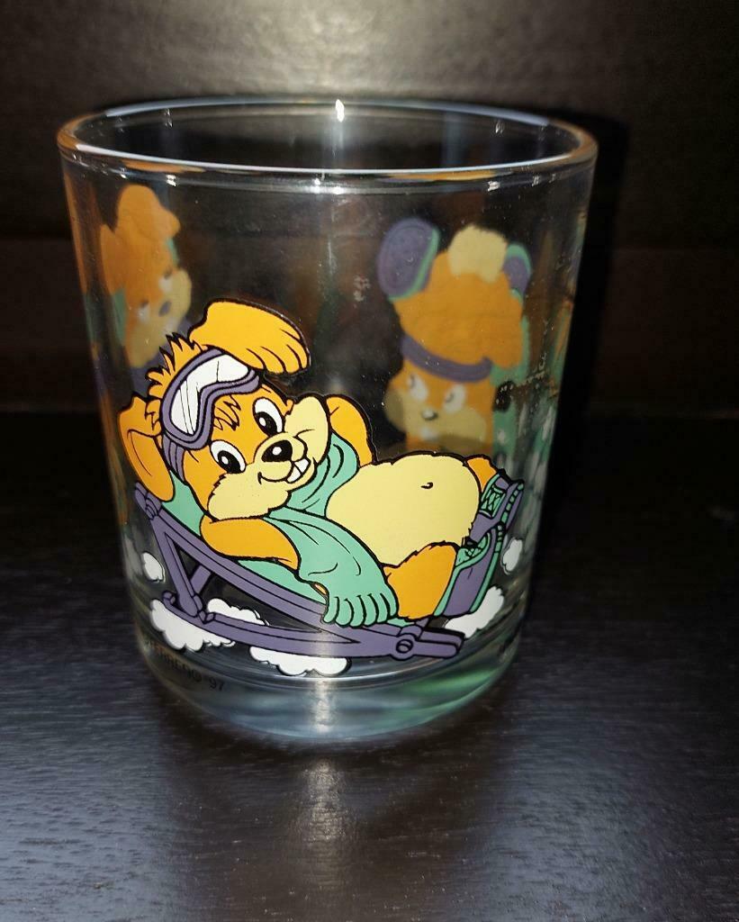 Nutella glas glas bechierre 1997 Ski Bunnies (1), Ophalen of Verzenden, Zo goed als nieuw, Overige typen