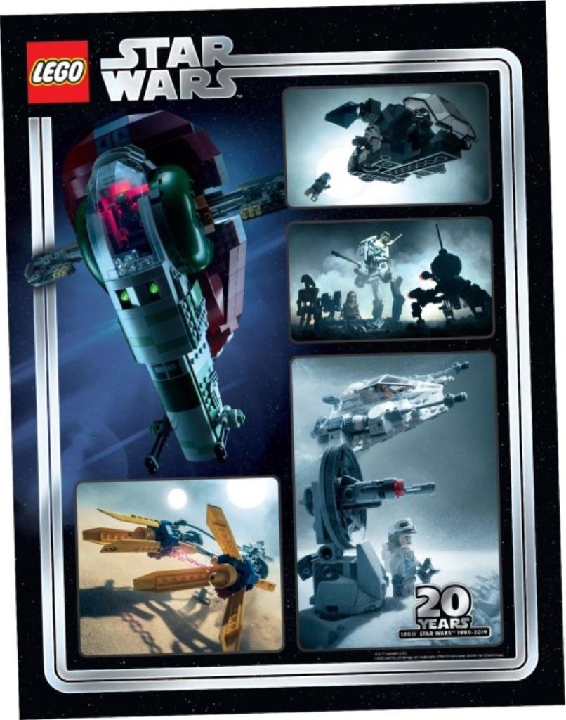 Affiche du 20e anniversaire de LEGO Star Wars, Enlèvement ou Envoi, Neuf, Lego