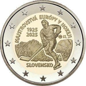 2€ munt slovensko 2025, Postzegels en Munten, Ophalen, Losse munt
