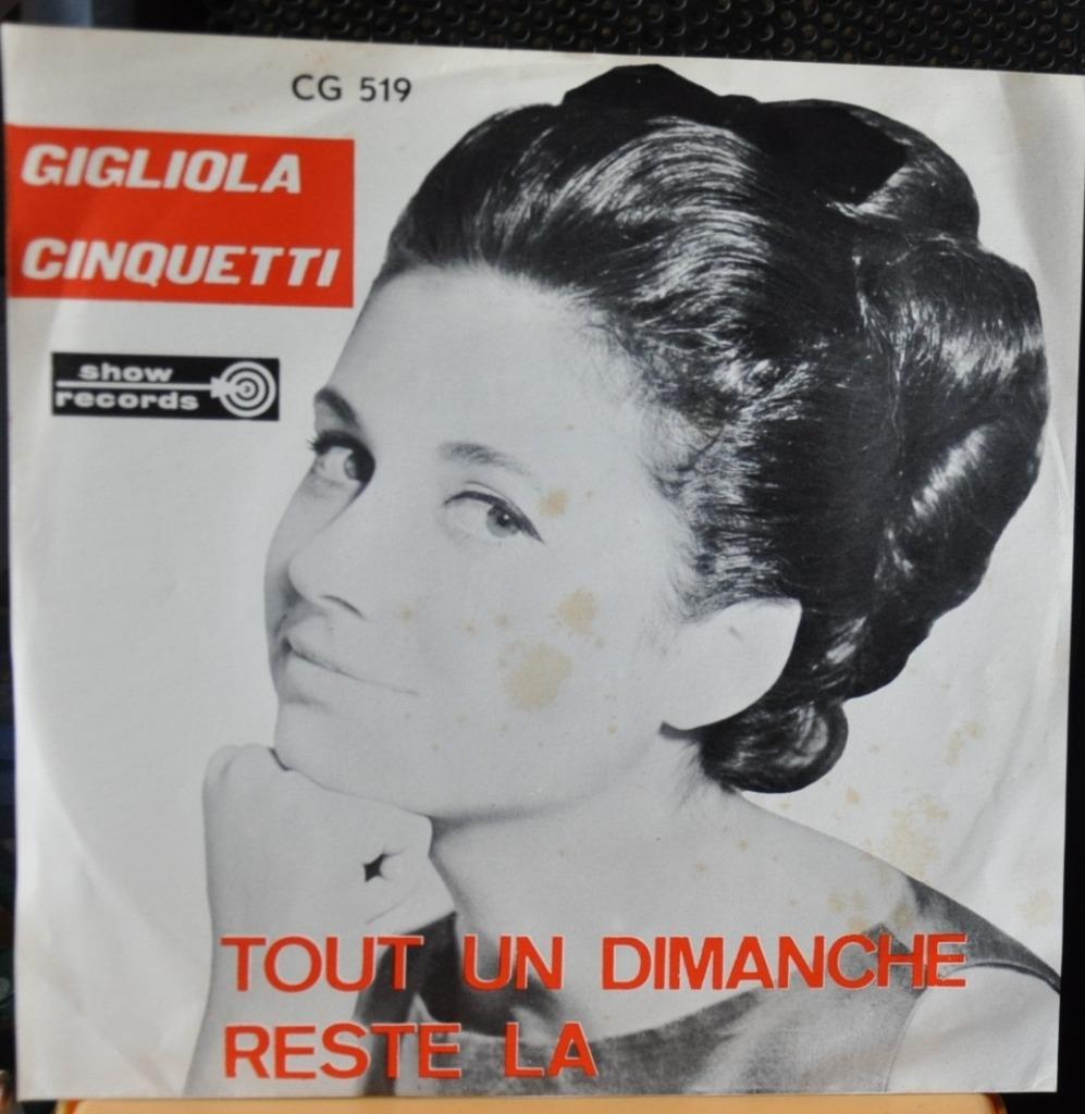 45 tours gigliola cinquetti (x20286), Enlèvement ou Envoi, Utilisé