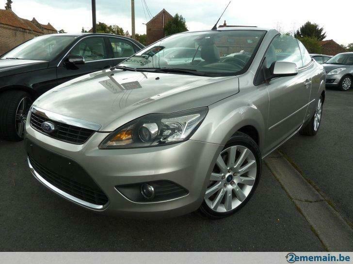 ford focus cc 2008 77000km, Auto's, Cabriolet, 136 pk, Beige, Bedrijf
