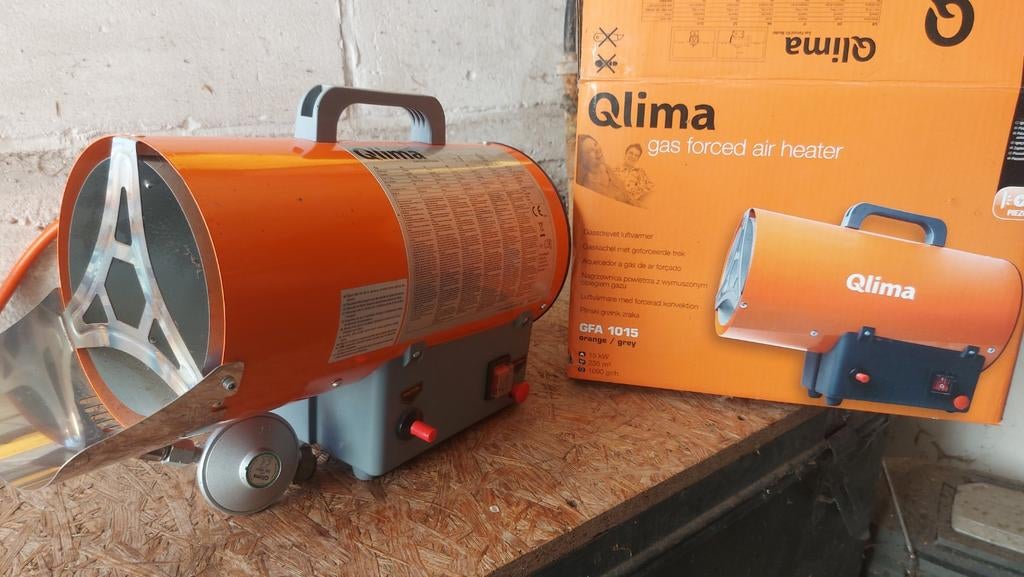 Gasgedreven heteluchtkanon Qlima, Doe-het-zelf en Bouw, Verwarming en Radiatoren, Ophalen