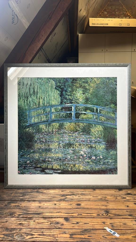 Reproductie Waterlelies Monet, Ophalen