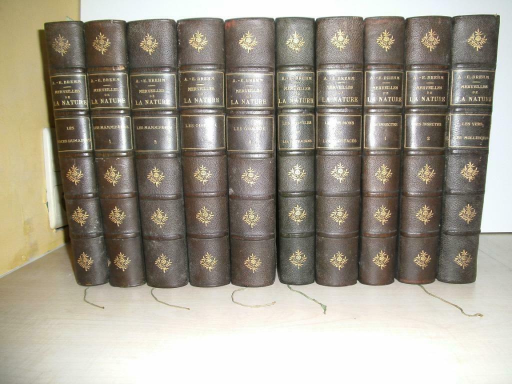 Les merveilles de la nature (A.E. Brehm) - 10 dln, Ophalen of Verzenden