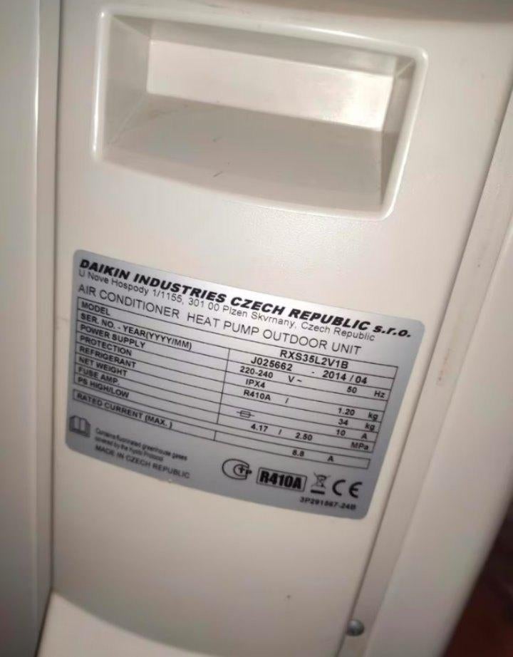 Air conditionné Daikin 12000btu 3,5kw chaud / froid classe A, Electroménager, Enlèvement ou Envoi, Classe énergétique A ou plus économe