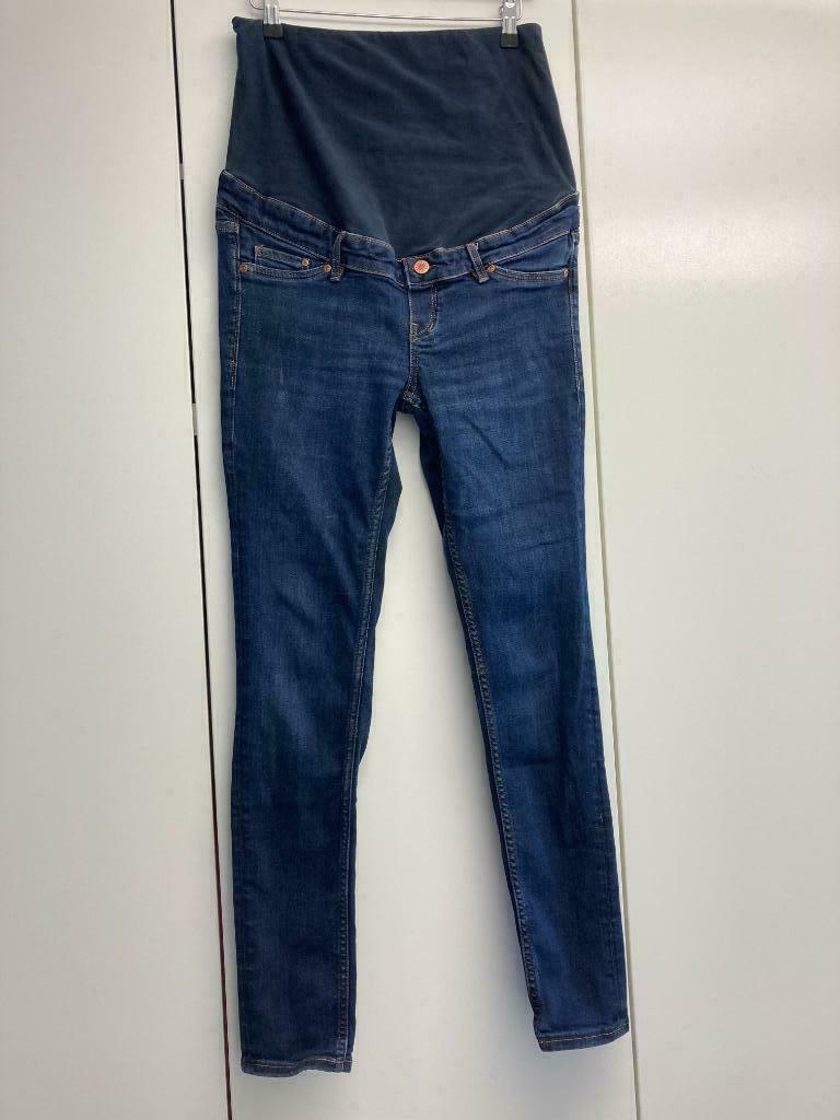 ♫ Zwangerschapsbroek H&M Skinny Jeans M40, Maat 38/40 (M), H&M, Blauw, Ophalen of Verzenden