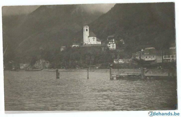 Fluelen une prise du bateau Photo Jean Lemaire Namur, Enlèvement ou Envoi, Non affranchie, Europe autre