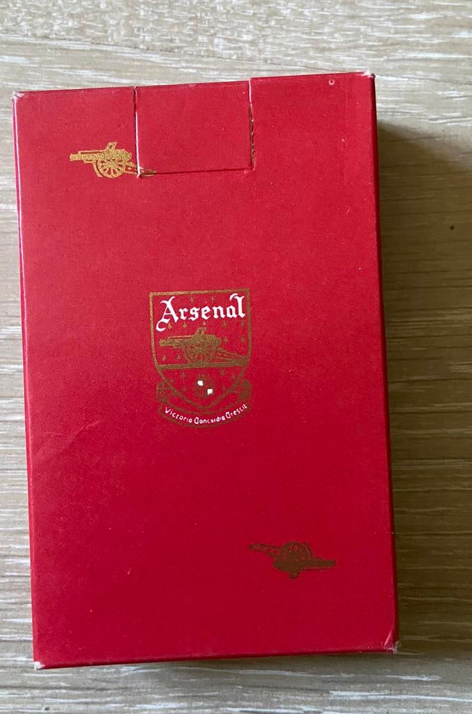 Arsenal speelkaarten, Ophalen of Verzenden, Zo goed als nieuw